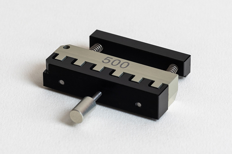 Faserhalter 500 µm - DNL für Glasfasertrenngerät Corning FBC005 - FBC006, Artikel-Nr. S46999-M9-S37-DNL-500