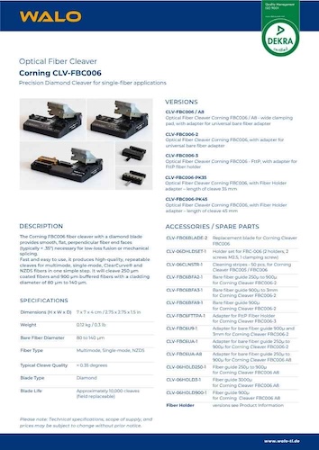 Product Information FBC006